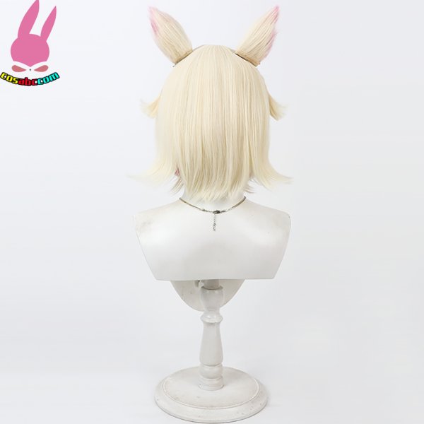 画像5: cosabc　YouTuber ホロライブ モココ・アビスガード 風 コスプレウィッグ かつら コスチューム イベント 変装 仮装 パーティー ハロウィン (5)