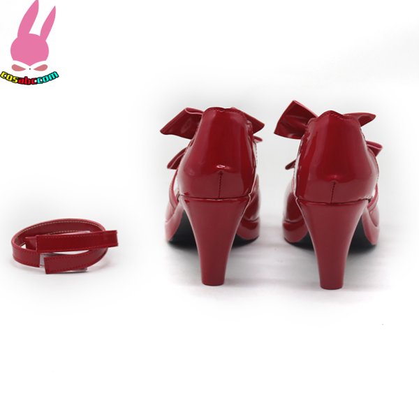 画像5: cosabc 新世紀エヴァンゲリオン 花之語 明日香 風 惣流・アスカ・ラングレ  風 コスプレ靴 コスチューム コスプレシューズ イベント ハロウィン (5)