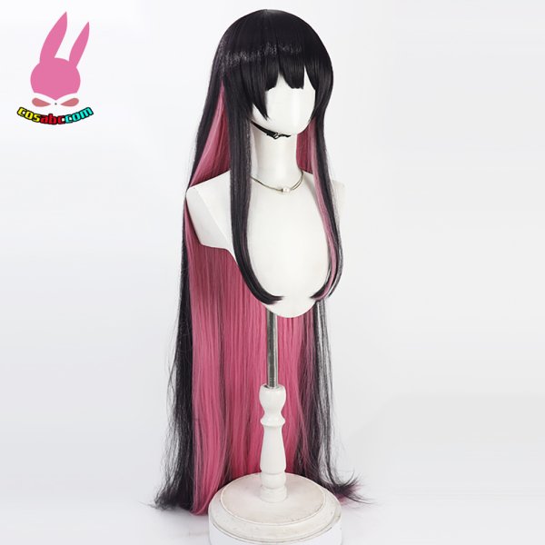 画像2: ロックは淑女の嗜みでして 黒鉄音羽 くろがねおとは 風 コスプレウィッグ かつら コスチューム イベント 変装 仮装 パーティー ハロウィン (2)