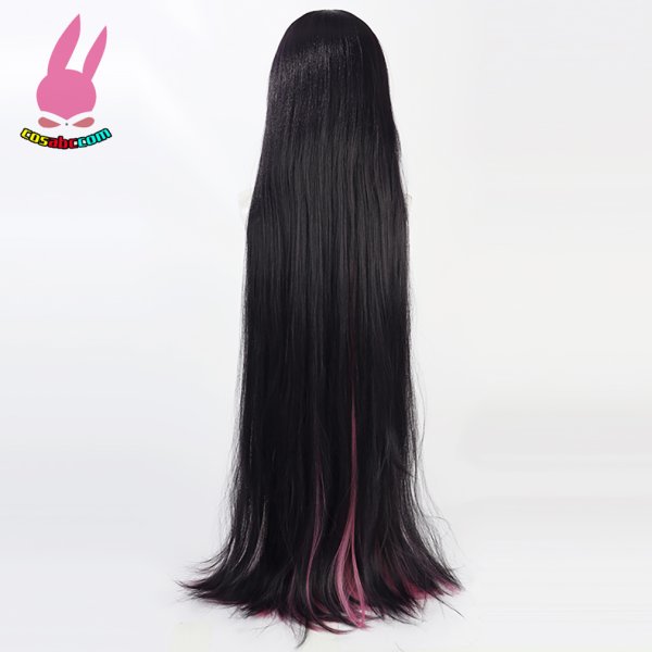 画像4: ロックは淑女の嗜みでして 黒鉄音羽 くろがねおとは 風 コスプレウィッグ かつら コスチューム イベント 変装 仮装 パーティー ハロウィン (4)