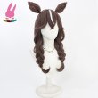 画像2: cosabc ウマ娘 プリティーダービー  カレンブーケドール 風 コスプレウィッグ かつら コスチューム イベント 変装 仮装 パーティー ハロウィン (2)
