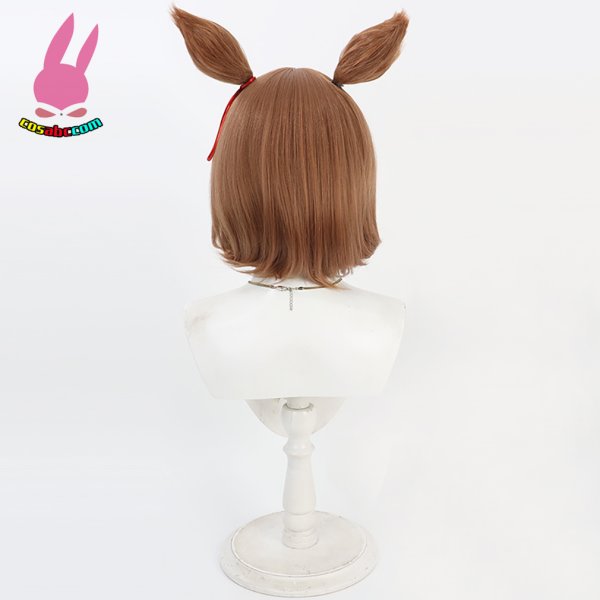 画像4: cosabc ウマ娘 プリティーダービー ベルノライト 風 コスプレウィッグ かつら コスチューム イベント 変装 仮装 パーティー ハロウィン (4)