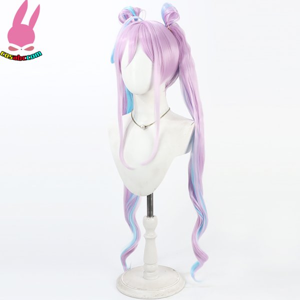 画像4: cosabc　プリキュア　紫雨こころ 風 コスプレウィッグ かつら コスチューム イベント 変装 仮装 パーティー ハロウィン (4)