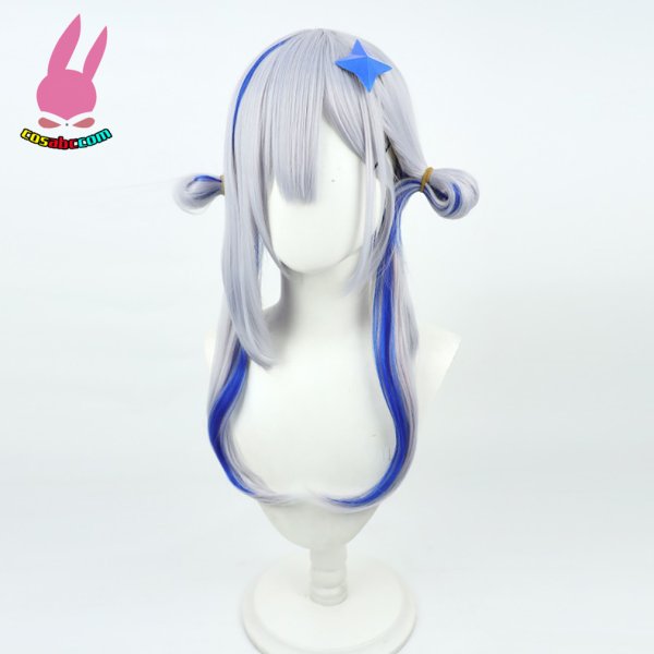 画像3: cosabc YouTuber VTuber hololive 天音かなた 風 コスプレウィッグ かつら コスチューム イベント 変装 仮装 パーティー ハロウィン (3)