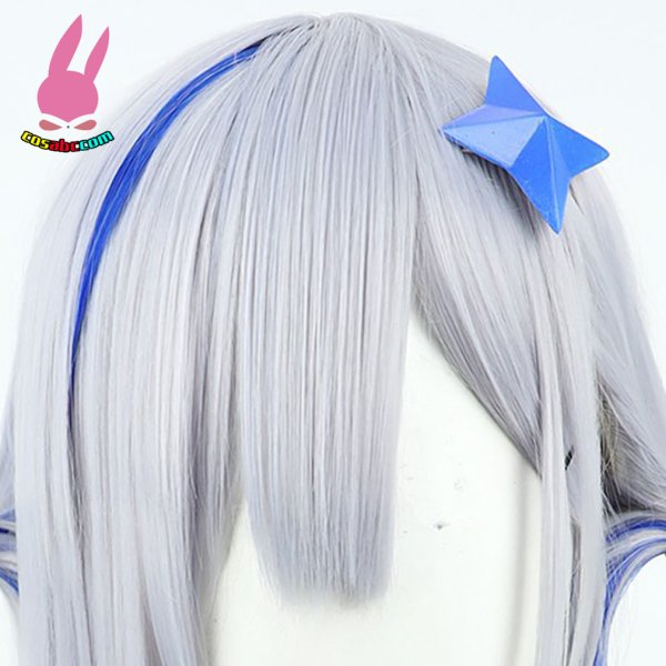 画像7: cosabc YouTuber VTuber hololive 天音かなた 風 コスプレウィッグ かつら コスチューム イベント 変装 仮装 パーティー ハロウィン (7)
