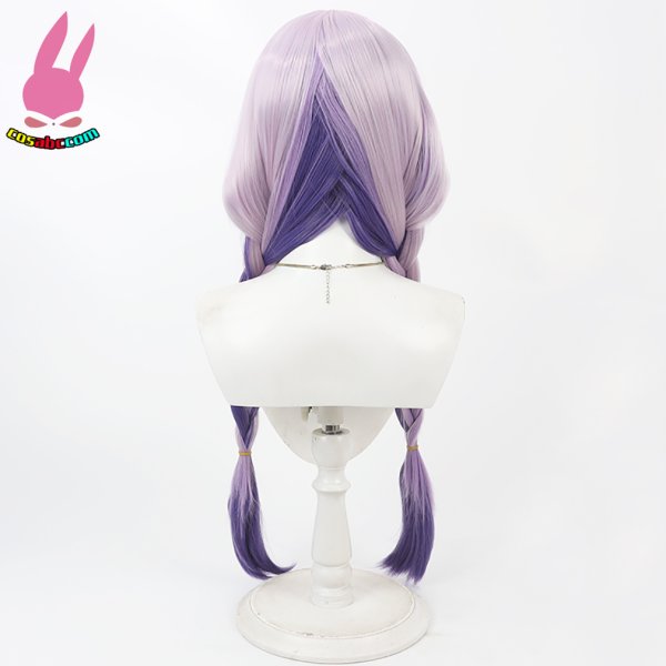 画像5: cosabc　hololive EN ホロライブ VTuber 古石ビジュ― Koseki Bijou 風 コスプレウィッグ かつら コスチューム イベント 変装 仮装 パーティー ハロウィン (5)
