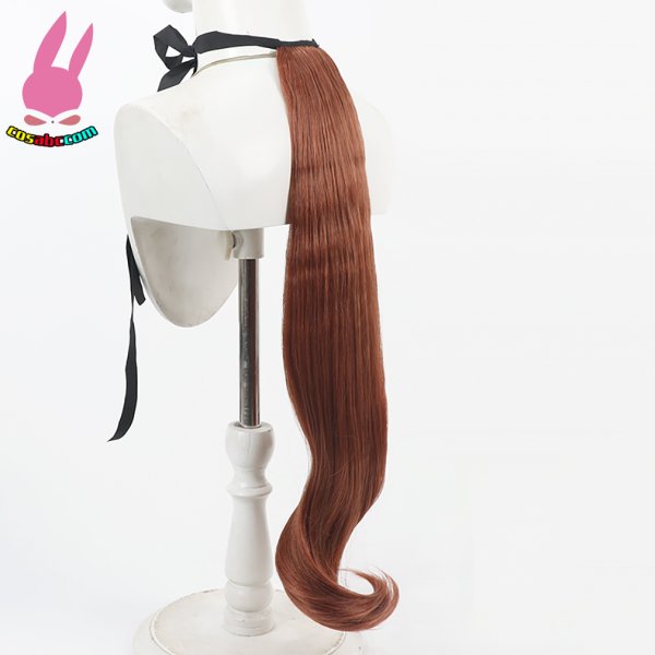 画像6: cosabc ウマ娘 プリティーダービー ツルマルツヨシ 風 コスプレウィッグ かつら 尻尾 コスチューム イベント 変装 仮装 パーティー ハロウィン (6)