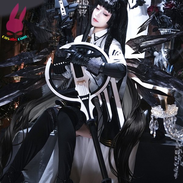 画像11: cosabc Arknights アークナイツ Virtuosa ヴィルトゥオーサ コスプレ道具 武器 ナイフ 光輪 羽 コスチューム イベント 変装 仮装 パーティー ハロウィン (11)