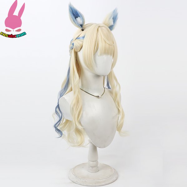 画像3: cosabc　YouTuber ホロライブ フワワ・アビスガード 風 コスプレウィッグ かつら コスチューム イベント 変装 仮装 パーティー ハロウィン (3)