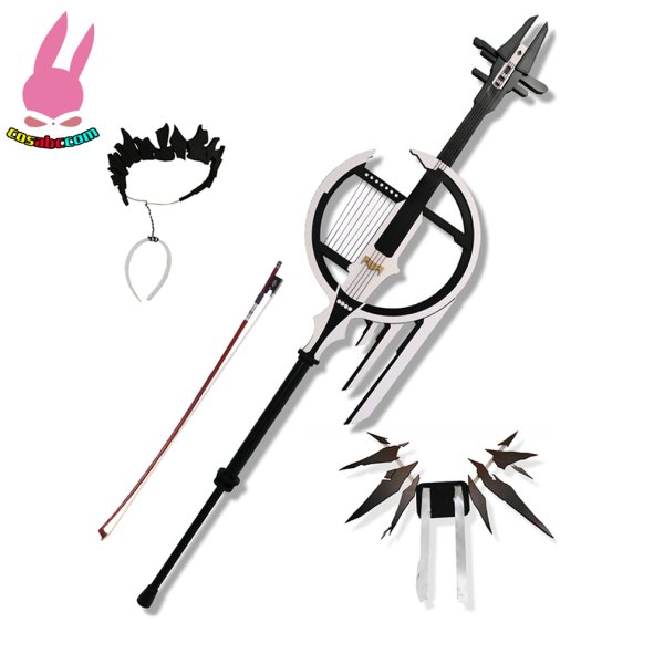 画像6: cosabc Arknights アークナイツ Virtuosa ヴィルトゥオーサ コスプレ道具 武器 ナイフ 光輪 羽 コスチューム イベント 変装 仮装 パーティー ハロウィン (6)