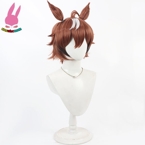 画像3: cosabc ウマ娘 プリティーダービー シンコウウインディ Shinko Windy  風 コスプレウィッグ かつら 尻尾 コスチューム イベント 変装 仮装 パーティー ハロウィン (3)