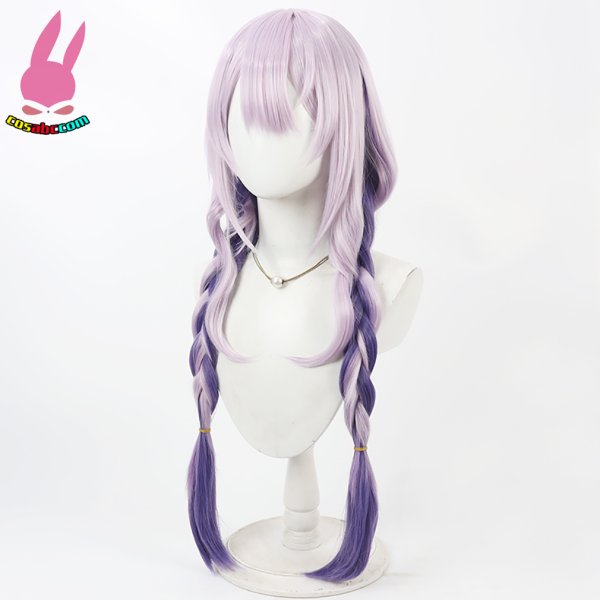 画像4: cosabc　hololive EN ホロライブ VTuber 古石ビジュ― Koseki Bijou 風 コスプレウィッグ かつら コスチューム イベント 変装 仮装 パーティー ハロウィン (4)