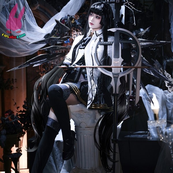 画像12: cosabc Arknights アークナイツ Virtuosa ヴィルトゥオーサ コスプレ道具 武器 ナイフ 光輪 羽 コスチューム イベント 変装 仮装 パーティー ハロウィン (12)