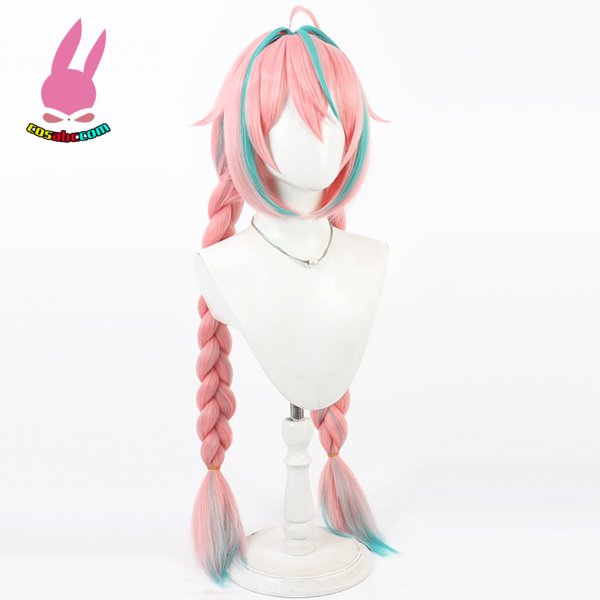 画像2: cosabc 原神　ヴァレサ 風 コスプレウィッグ かつら コスチューム イベント 変装 仮装 パーティー ハロウィン (2)