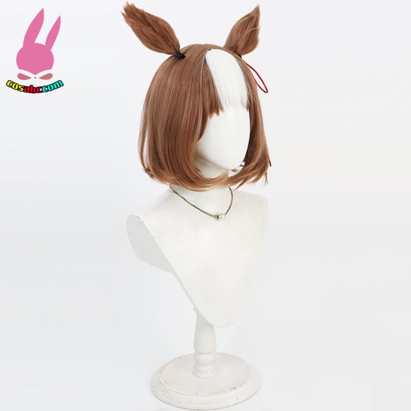 画像4: cosabc ウマ娘プリティーダービー ベルノライト 風 コスプレウィッグ かつら コスチューム イベント 変装 仮装 パーティー ハロウィン (4)
