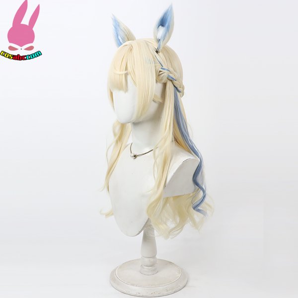 画像4: cosabc　YouTuber ホロライブ フワワ・アビスガード 風 コスプレウィッグ かつら コスチューム イベント 変装 仮装 パーティー ハロウィン (4)