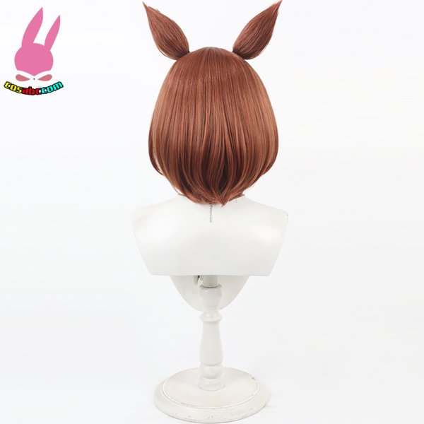 画像5: cosabc ウマ娘 プリティーダービー ツルマルツヨシ 風 コスプレウィッグ かつら 尻尾 コスチューム イベント 変装 仮装 パーティー ハロウィン (5)