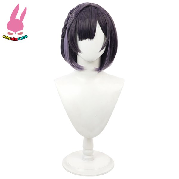 画像2: cosabc 学園アイドルマスター  秦谷 美鈴 風 コスプレウィッグ かつら コスチューム イベント 変装 仮装 パーティー ハロウィン (2)