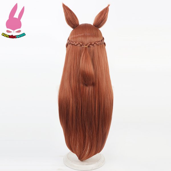 画像5: cosabc ウマ娘 プリティーダービー カワカミプリンセス 風 コスプレウィッグ かつら 尻尾 コスチューム イベント 変装 仮装 パーティー ハロウィン (5)