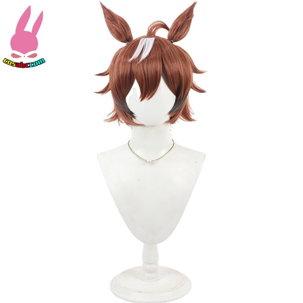 画像2: cosabc ウマ娘 プリティーダービー シンコウウインディ Shinko Windy  風 コスプレウィッグ かつら 尻尾 コスチューム イベント 変装 仮装 パーティー ハロウィン (2)