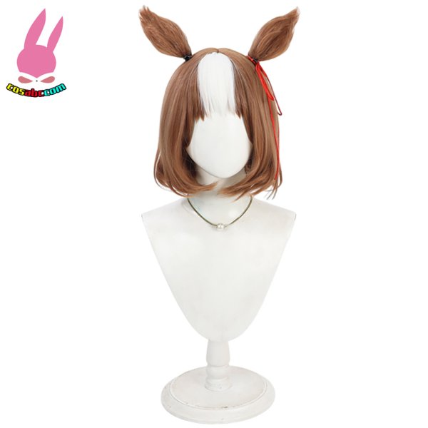 画像3: cosabc ウマ娘プリティーダービー ベルノライト 風 コスプレウィッグ かつら コスチューム イベント 変装 仮装 パーティー ハロウィン (3)