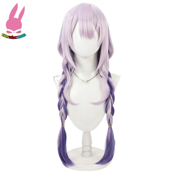 画像2: cosabc　hololive EN ホロライブ VTuber 古石ビジュ― Koseki Bijou 風 コスプレウィッグ かつら コスチューム イベント 変装 仮装 パーティー ハロウィン (2)