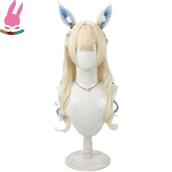 画像2: cosabc　YouTuber ホロライブ フワワ・アビスガード 風 コスプレウィッグ かつら コスチューム イベント 変装 仮装 パーティー ハロウィン (2)