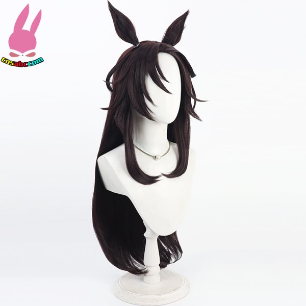 画像3: cosabc ウマ娘 プリティーダービー スピードシンボリ 風 コスプレウィッグ かつら コスチューム イベント 変装 仮装 パーティー ハロウィン (3)