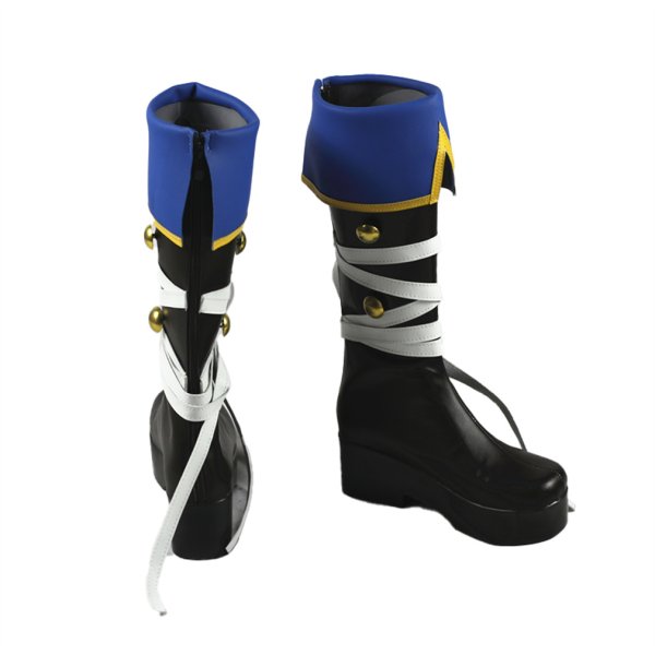画像4: cosabc 文豪ストレイドッグス 中島敦 風 コスプレ靴 コスチューム コスプレシューズ イベント ハロウィン (4)