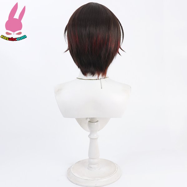 画像5: cosabc バーチャル YouTuber ホロライブ 真白 ましろ風 コスプレウィッグ かつら コスチューム イベント 変装 仮装 パーティー ハロウィン (5)