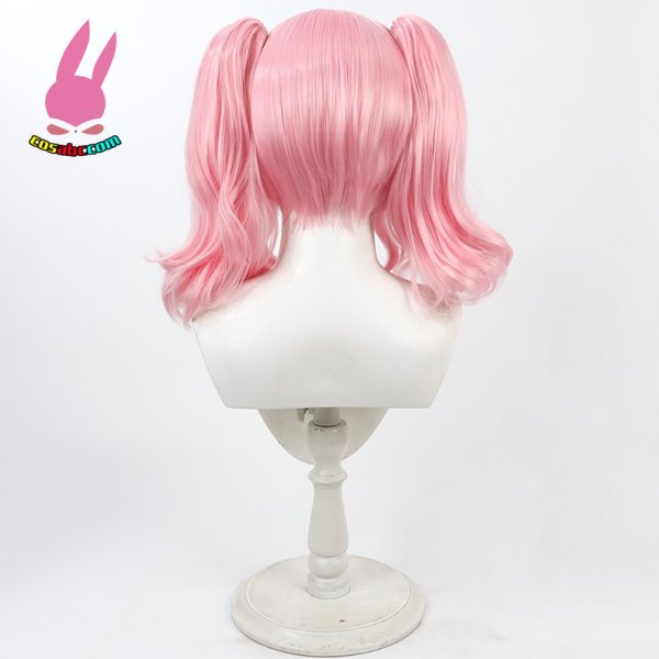 画像4: cosabc BanG Dreamバンドリ 丸山彩 まるやまあや 風 コスプレウィッグ かつら コスチューム イベント 変装 仮装 パーティー ハロウィン (4)