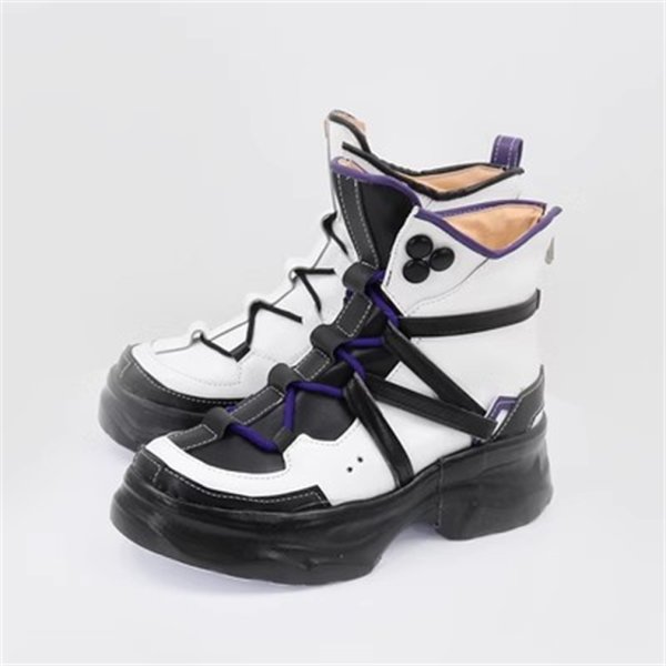 画像2: cosabc YouTuber VTuber ホロライブ 影山シエン かげやま しえん 風 コスプレ靴 コスチューム コスプレシューズ イベント ハロウィン (2)