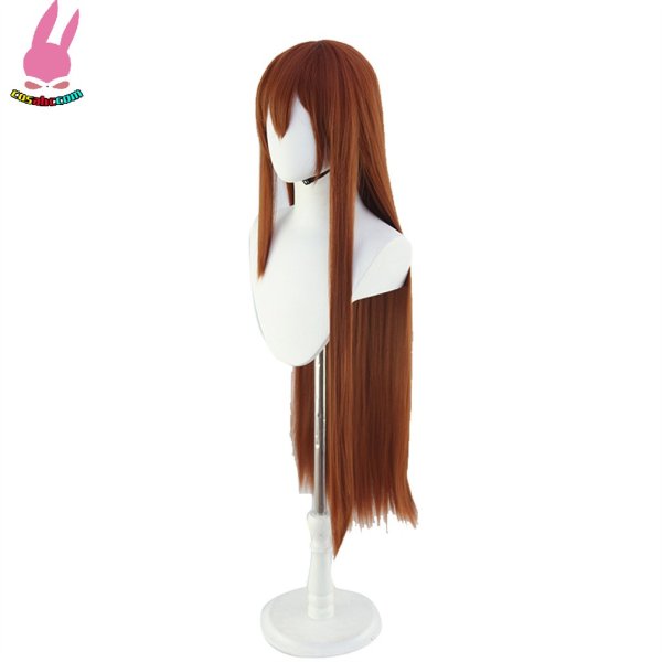 画像3: cosabc Steins Gate シュタインズゲート 牧瀬紅莉栖まきせくりす 風 コスプレウィッグ かつら コスチューム イベント 変装 仮装 パーティー ハロウィン (3)