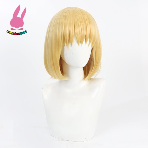 画像2: cosabc 炎炎ノ消防隊 アイリス 風 コスプレウィッグ かつら コスチューム イベント 変装 仮装 パーティー ハロウィン (2)