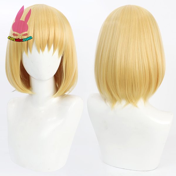 画像5: cosabc 炎炎ノ消防隊 アイリス 風 コスプレウィッグ かつら コスチューム イベント 変装 仮装 パーティー ハロウィン (5)