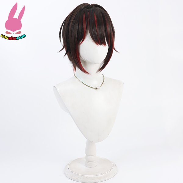 画像3: cosabc バーチャル YouTuber ホロライブ 真白 ましろ風 コスプレウィッグ かつら コスチューム イベント 変装 仮装 パーティー ハロウィン (3)