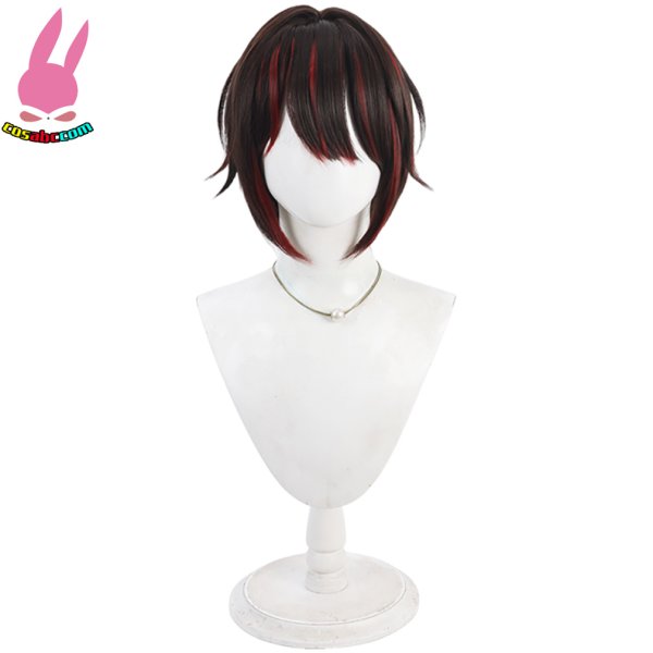 画像2: cosabc バーチャル YouTuber ホロライブ 真白 ましろ風 コスプレウィッグ かつら コスチューム イベント 変装 仮装 パーティー ハロウィン (2)