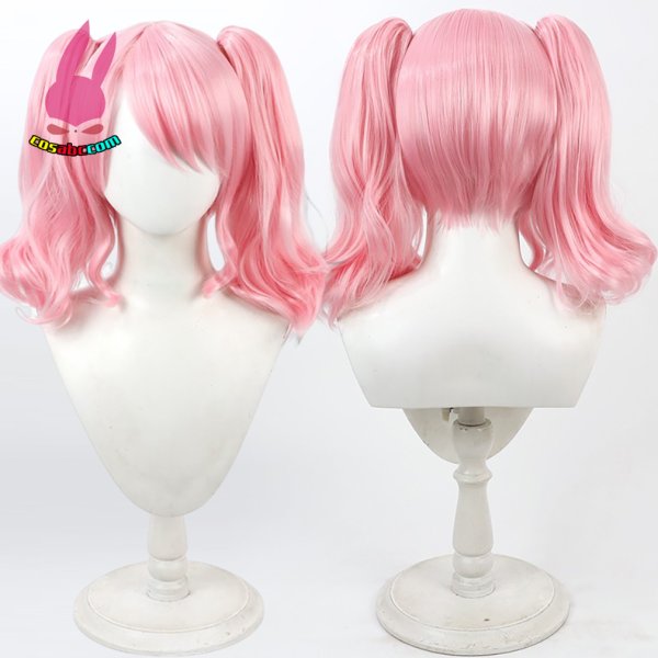 画像5: cosabc BanG Dreamバンドリ 丸山彩 まるやまあや 風 コスプレウィッグ かつら コスチューム イベント 変装 仮装 パーティー ハロウィン (5)