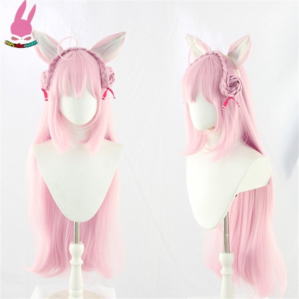 画像2: cosabc バーチャルYouTuber VTuber ホロライブ 博衣こより はくい こより 風 コスプレウィッグ かつら コスチューム イベント 変装 仮装 パーティー ハロウィン (2)