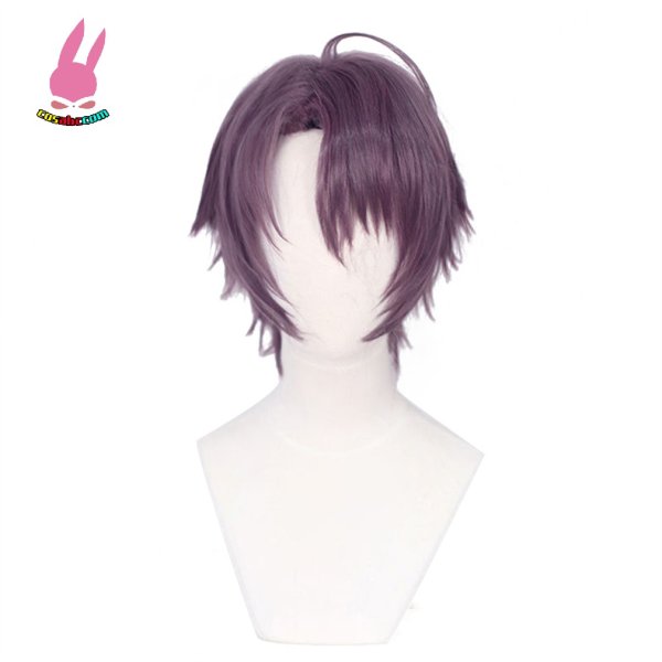 画像2: cosabc 白聖女と黒牧師 ローレンス Lawrence 風 コスプレウィッグ かつら コスチューム イベント 変装 仮装 パーティー ハロウィン (2)