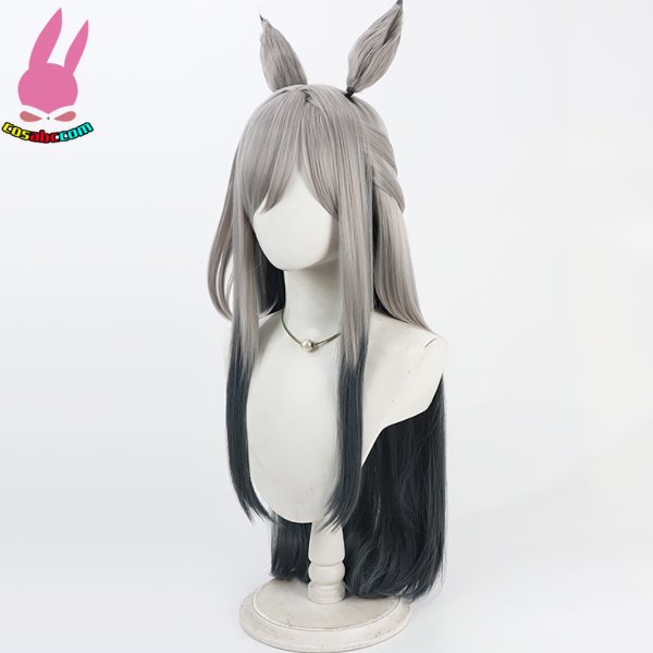 画像4: cosabc ウマ娘 プリティーダービー クロノジェネシス  風 コスプレウィッグ かつら コスチューム イベント 変装 仮装 パーティー ハロウィン (4)