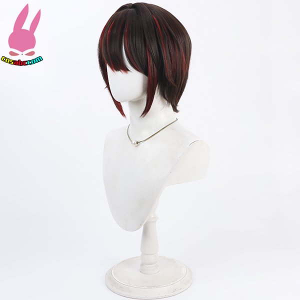 画像4: cosabc バーチャル YouTuber ホロライブ 真白 ましろ風 コスプレウィッグ かつら コスチューム イベント 変装 仮装 パーティー ハロウィン (4)