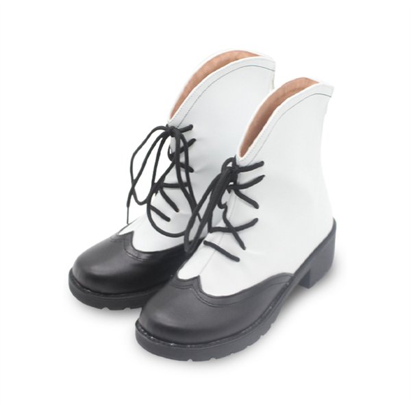 画像2: cosabc 文豪ストレイドッグス 織田作之助 風 コスプレ靴 コスチューム コスプレシューズ イベント ハロウィン (2)