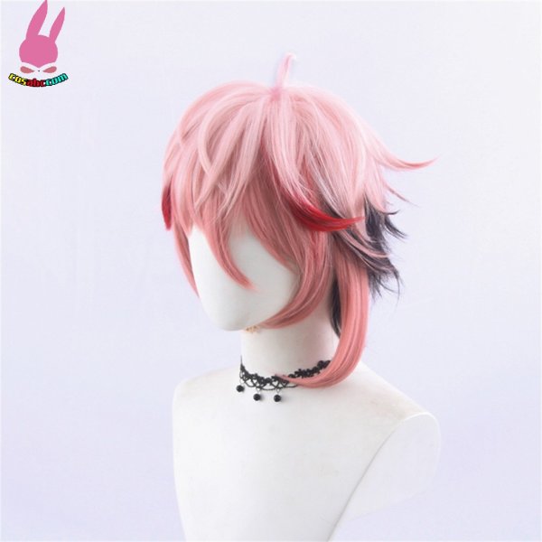 画像2: cosabc VTuber にじさんじ セラフ・ダズルガーデン VOLTACTION 風 コスプレウィッグ かつら コスチューム イベント 変装 仮装 パーティー ハロウィン (2)