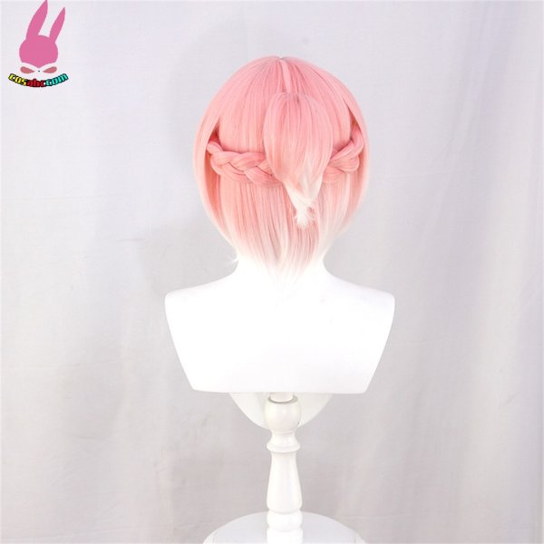 画像4: cosabc VTuber にじさんじ 金魚坂めいろ きんぎょざかめいろ 風 コスプレウィッグ かつら コスチューム イベント 変装 仮装 パーティー ハロウィン (4)