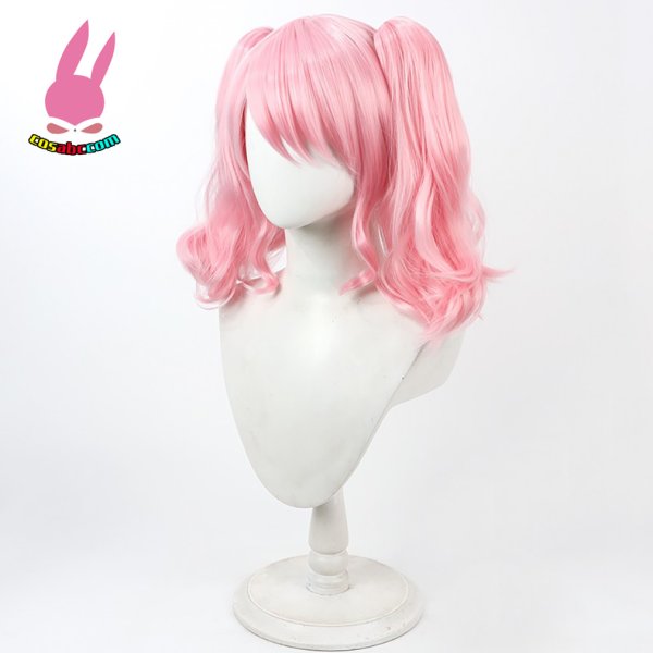 画像3: cosabc BanG Dreamバンドリ 丸山彩 まるやまあや 風 コスプレウィッグ かつら コスチューム イベント 変装 仮装 パーティー ハロウィン (3)