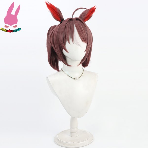 画像3: cosabc ウマ娘 プリティーダービー グランアレグリア 風 コスプレウィッグ かつら コスチューム イベント 変装 仮装 パーティー ハロウィン (3)