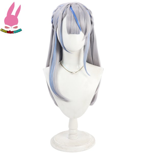 画像2: cosabc バーチャル YouTuber ホロライブ 雨海ルカ 風 コスプレウィッグ かつら コスチューム イベント 変装 仮装 パーティー ハロウィン (2)