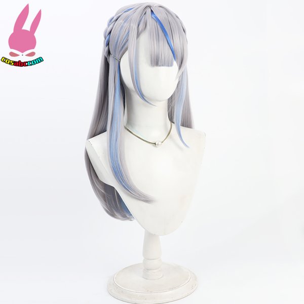 画像3: cosabc バーチャル YouTuber ホロライブ 雨海ルカ 風 コスプレウィッグ かつら コスチューム イベント 変装 仮装 パーティー ハロウィン (3)