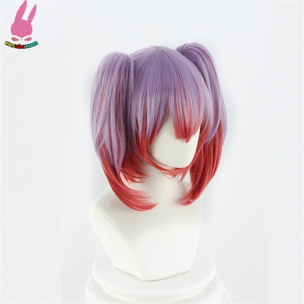 画像2: cosabc スーパーダンガンロンパ Another2  音ノ小路姉妹 音ノ小路奏 音ノ小路響 風 コスプレウィッグ かつら コスチューム イベント 変装 仮装 パーティー ハロウィン (2)